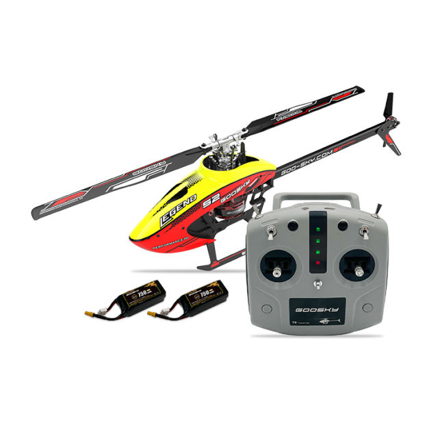 GOOSKY S2 6CH 3D Aerobatic Dual Brushless Direct Drive Motor RC Helicopter RTF with GTS Flight Control System