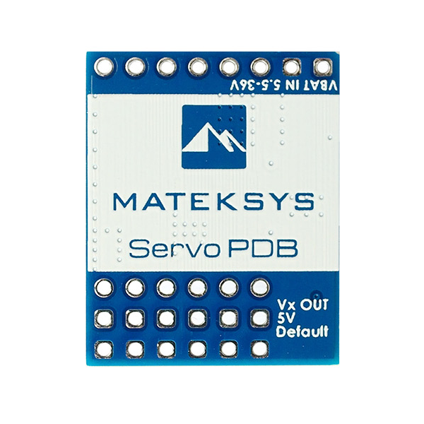 MATEK - Servo PDB, w/ BEC 5.5-36V to 5-8.2V