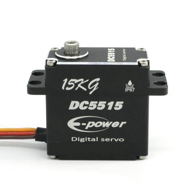 E-Power - DC5515 - Aluminum Case Metal Grear Digital 15.2kg 0.11sec HV Servo 180°/270°