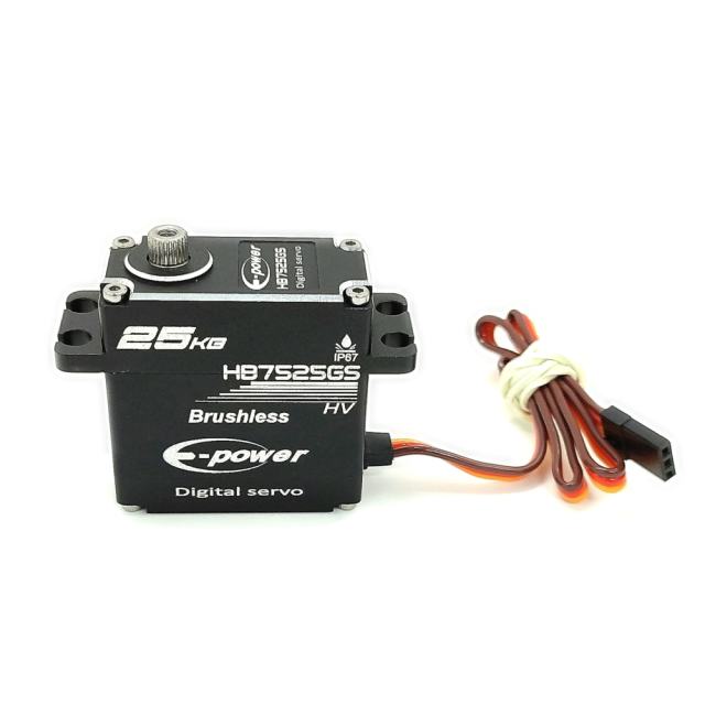 E-Power - HB7525GS - Aluminum Case Metal Grear Brushless Digital 25kg 0.04sec HV Servo