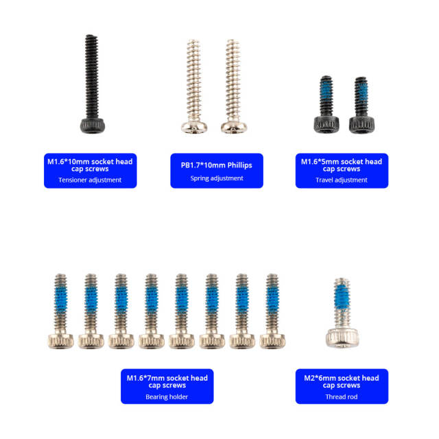 RadioMaster - AG01 Mini Screw set