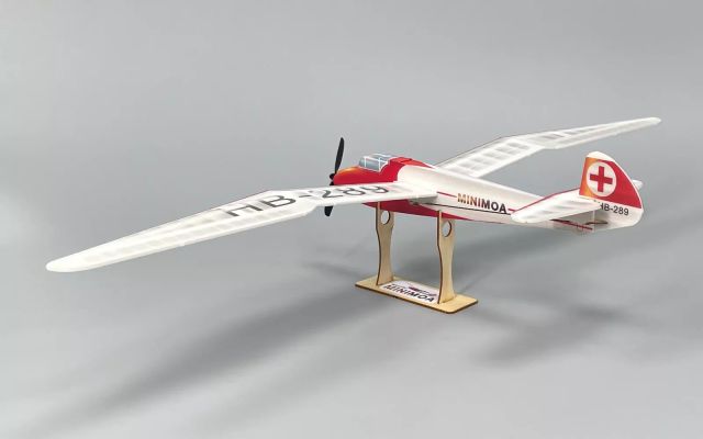 Minimum RC 700mm wingspan Minimoa glider