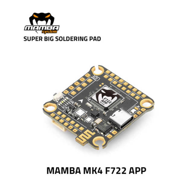 MAMBA MK4 F722 APP Flight Controller 30mm/M3