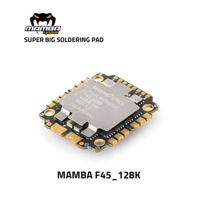 MAMBA MK4 F722 APP F45A/F55A/F65A_128K 3-6S Flight Controller Stack 30mm/M3