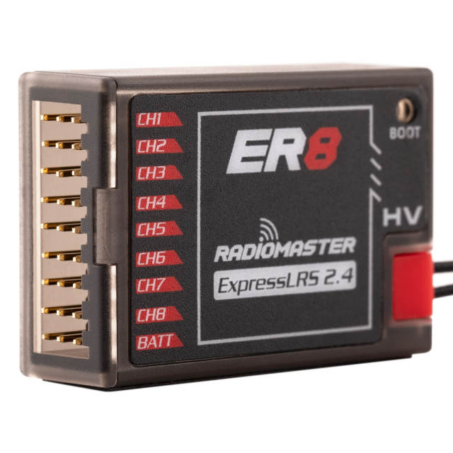 RadioMaster - ER8 2.4ghz PWM ExpressLRS 8 Channel receiver