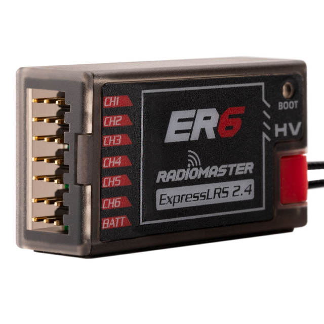 RadioMaster - ER6 2.4ghz PWM ExpressLRS 6 Channel receiver