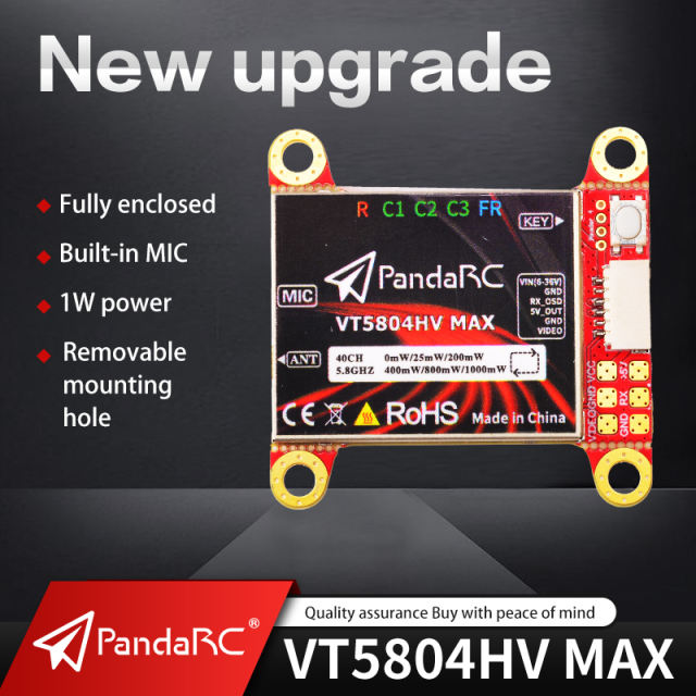 PandaRC - VT5804HV MAX 1000mW Built-in Mic 5.8GHz VTX