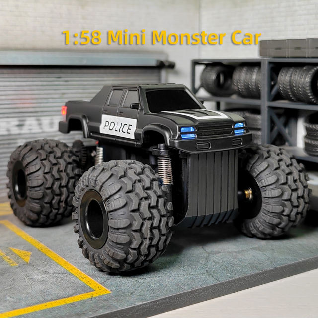 Hobbyporter - 1:58 2.4GHz Mini RC Monster Car RTR
