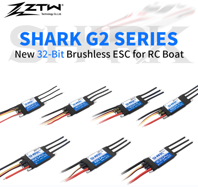 ZTW - Shark G2 Series Brushless ESC for RC Boats