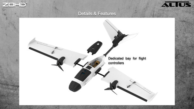 ZOHD - Altus 980mm Wingspan Twin Motor V-Tail EPP FPV RC Airplane KIT/PNP