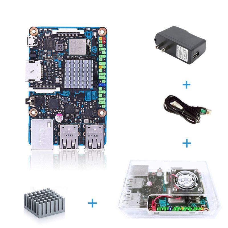 ASUS SBC Tinker board S RK3288 SoC 1.8GHz Quad Core CPU, 600MHz Mali-T764 GPU, 2GB LPDDR3 16GB eMMC  TinkerboardS