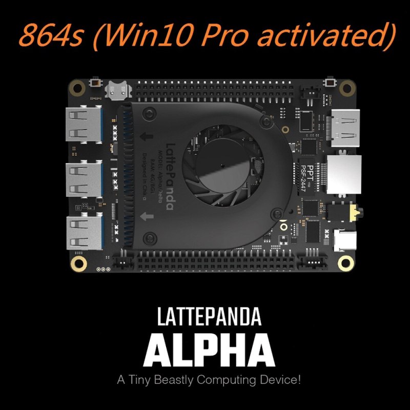 LattePanda Alpha 800s&amp;Alpha 864s-Intel 8100Y CPU Win10 Development Board 8GB / 64GB latte-panda delta