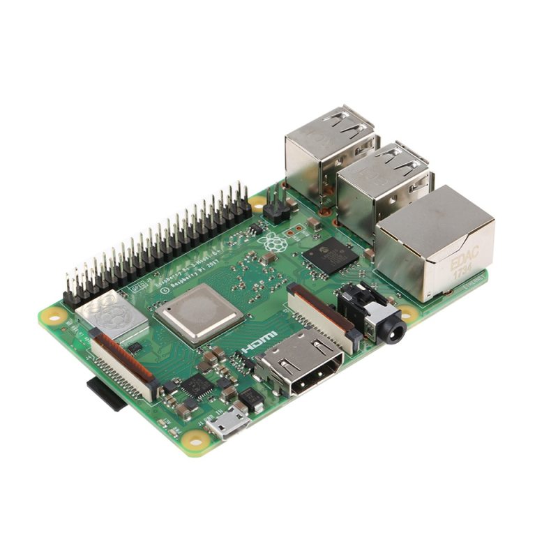Raspberry Pi 3 Model B+ (plug) Built-in Broadcom 1.4GHz quad-core 64 bit processor Wifi Bluetooth and Gigabit Ethernet via USB