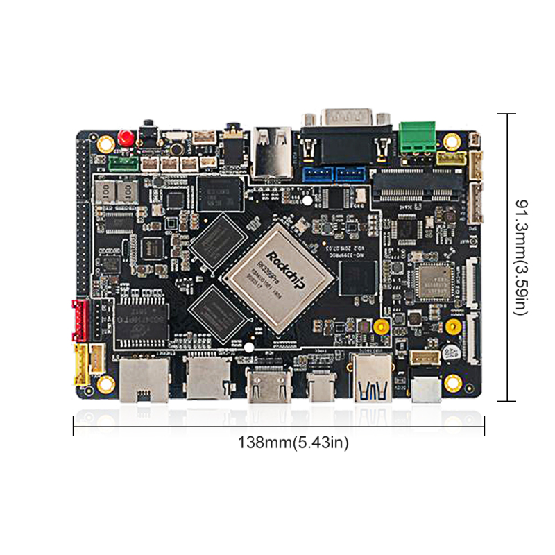 Firefly AIO-3399ProC RK3399Pro Single Board Computer for Aiot Cortex-A72 Cortex-A53 LPDDR3 Linux+QT/Android/Ubuntu sbc