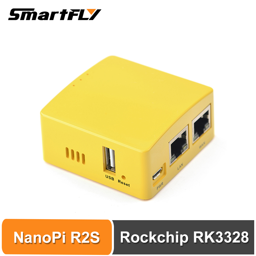 FriendlyElec Nanopi R2S Mini Portable Travel Router OpenWRT with