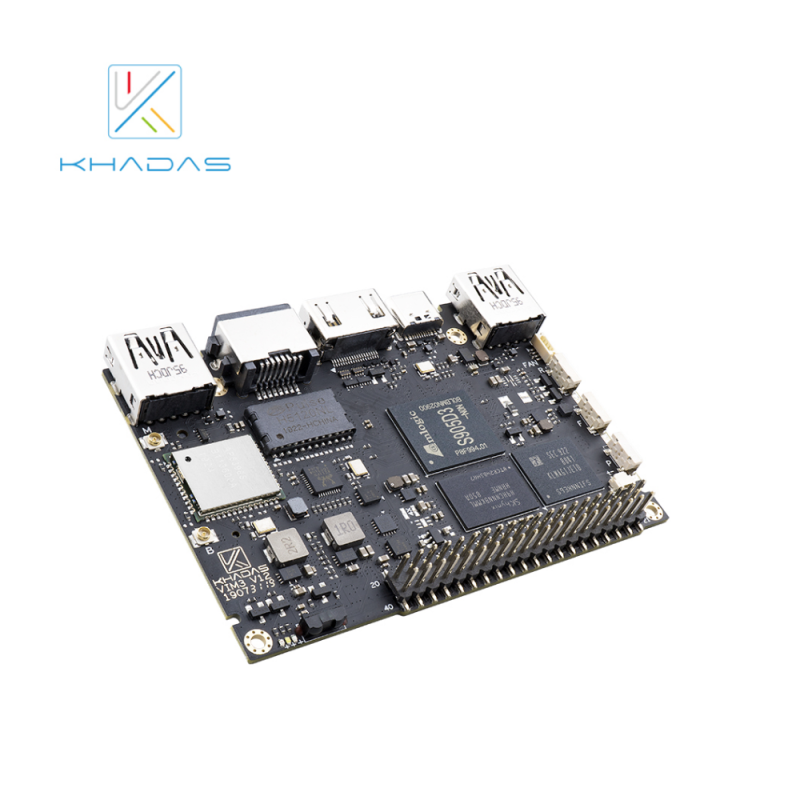 Khadas VIM3L SBC: Amlogic S905D3-N0N Soc With 1.2 TOPS Performance NPU | 2GB + 16GB
