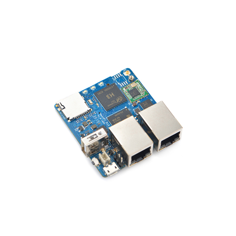 FriendlyElec NanoPi R1S Chi H3 portable small route dual Gigabit Ethernet port 512M memory OpenWRT linux pi mini