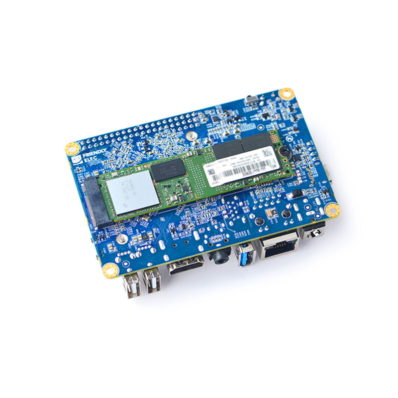 NanoPC T4 Open Source RK3399 ARM Development Board  DDR3 RAM 4GB Gbps Ethernet ,Support Android 8.1 Ubuntu, AI and deep learning