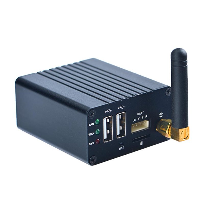 NanoPi R1 Allwinner H3 1GB双以太网端口，Wifi和BT，板载eMMC，带USB和串行端口的loT