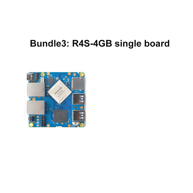 FriendlyElec Nanopi R4S Mini Portable Travel Router Rockchip RK3399 1GB/4GB RAM Dual Gbps USB 3.0 x2 Ethernet