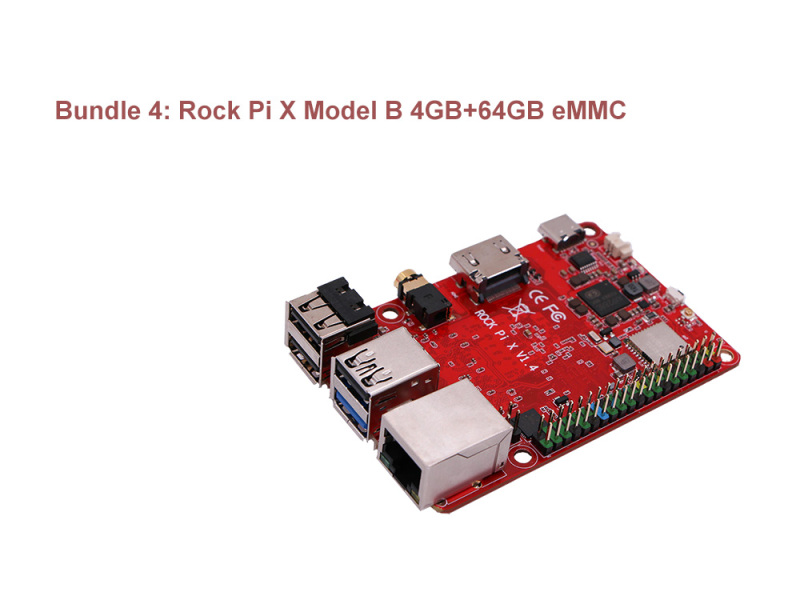 ROCK PI X Model B Win10 Intel Atom x5-Z8350 single board computer SBC