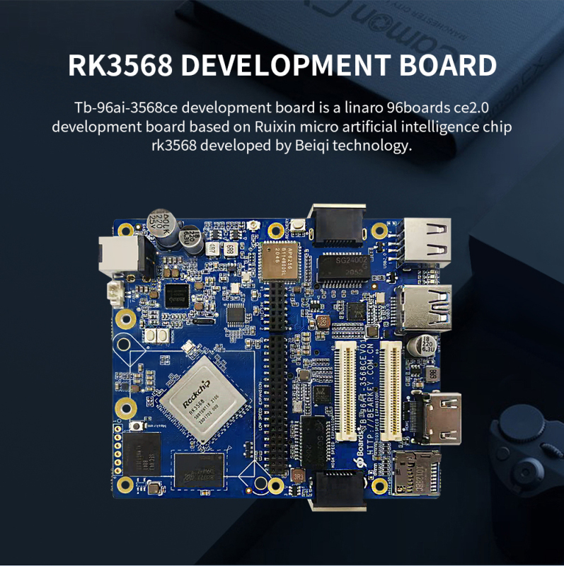 Linaro 96boards TB-96AI-3568CE 2GB+16GB AI Developer Kit Rockchip RK3568 for Edge computing /Industrial Control /IOT Smart NVR