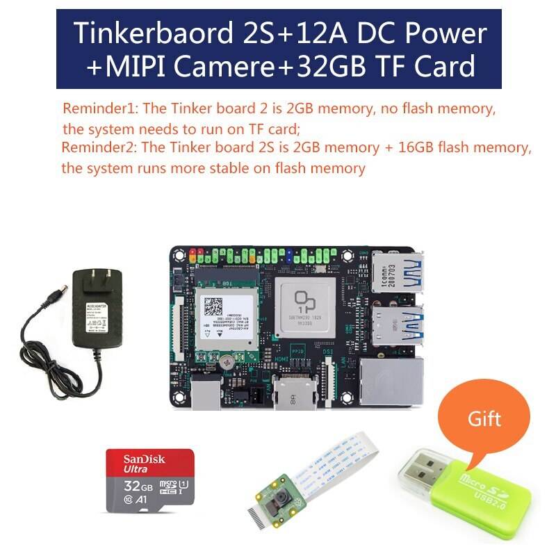 ASUS Tinker Board 2S 4GB Rockchip RK3399  Single Board Computer/SBC Support Android 10/Ubuntu Tinkerboard 2S / Tinker2S