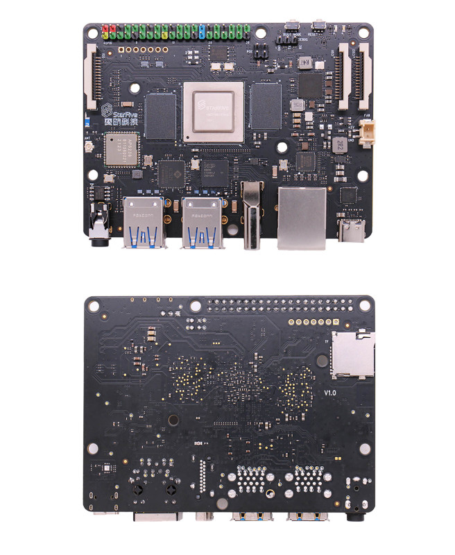 StarFive VisionFive 8GB Single-board Computer with RISC-V support Fedora Linux AI Deep learning