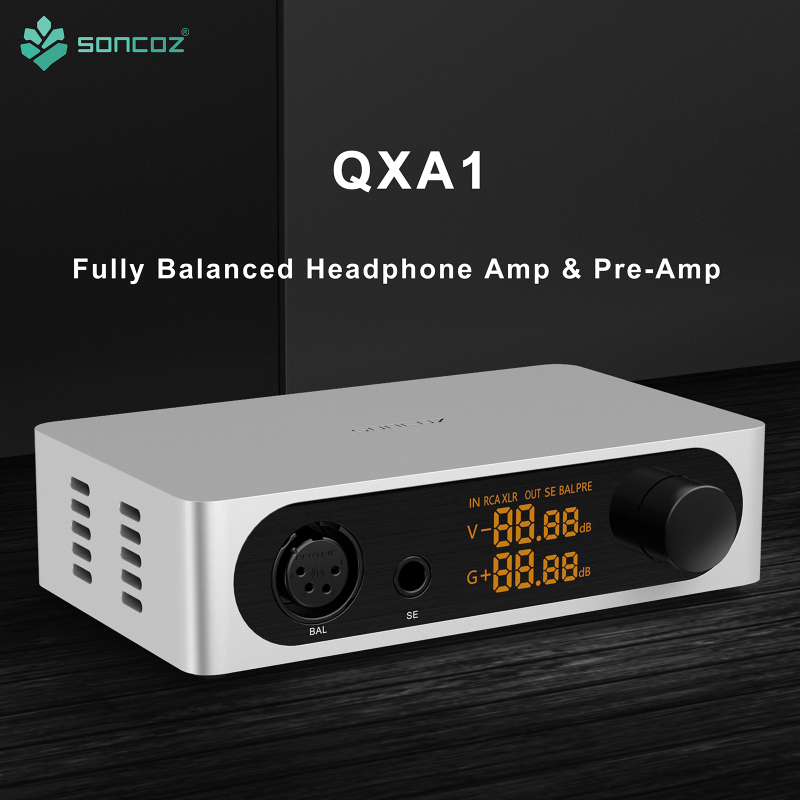 SONCOZ LA-QXA1 Fully balanced Headphone AMP and Pre-AMP