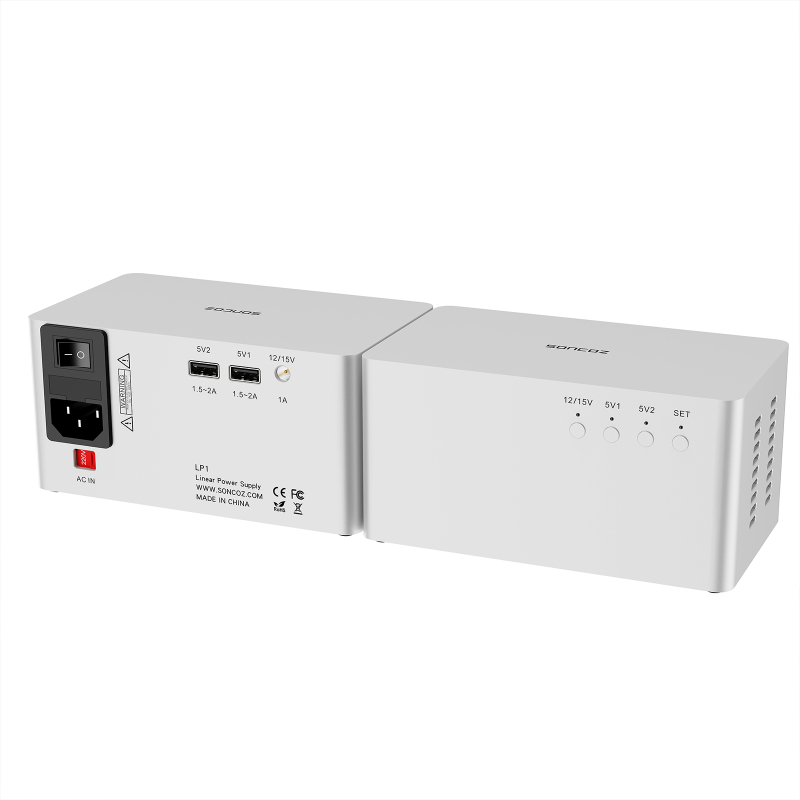 Soncoz LP1 Ultra-low Linear Power Supply customized HIFI Toroidal Transformer 5 TPS7A4700 Audio linear power supply 5v/12v/15v