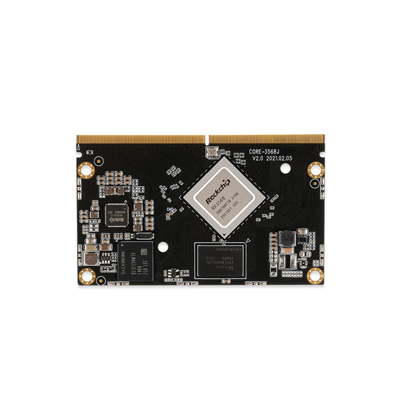 youyeetoo Core-3568J AI Core Board 4GB+32GB RockChip RK3568 quad-core 64-bit  Integrated co-processors supports GPU, VPU, NPU