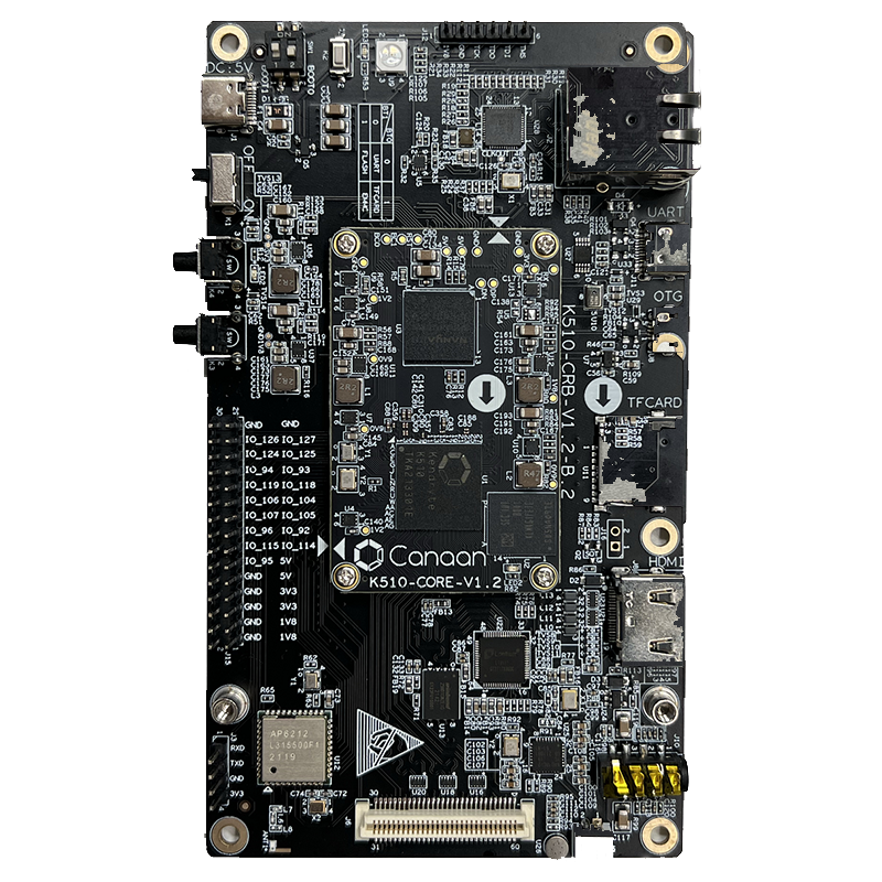 Youyeetoo Kendryte K510 CRB-KIT 64-bit RISC-V dual-core@800MHz 2.5 TOPS INT8 TOF 3D AI Deep Learning Support three Camera Inputs