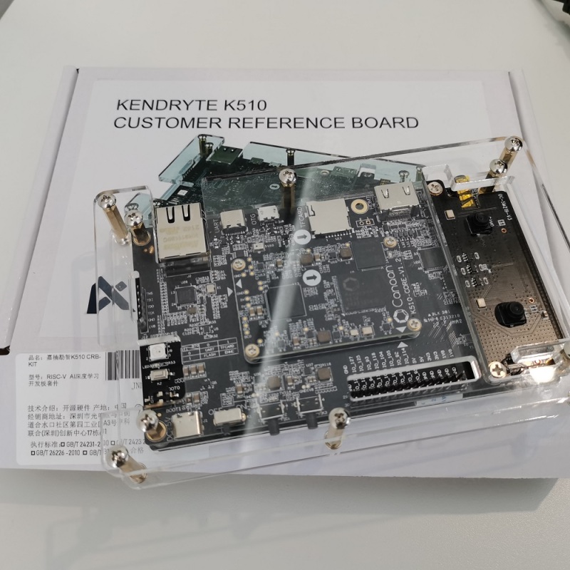 Youyeetoo Kendryte K510 CRB-KIT 64-bit RISC-V dual-core@800MHz 2.5 TOPS INT8 TOF 3D AI Deep Learning Support three Camera Inputs