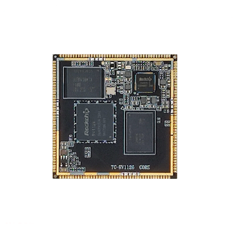 Smartfly Rockchip RV1126/ RV1109 Stamp Hole Core Board Quad-core ARM Cortex-A7 Integrates NEON&FPU 2.0Tops support INT8/INT16