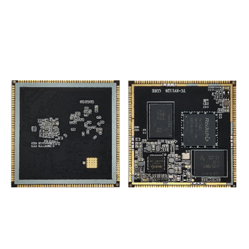 Smartfly Rockchip RV1126/ RV1109 Stamp Hole Core Board Quad-core ARM Cortex-A7 Integrates NEON&FPU 2.0Tops support INT8/INT16