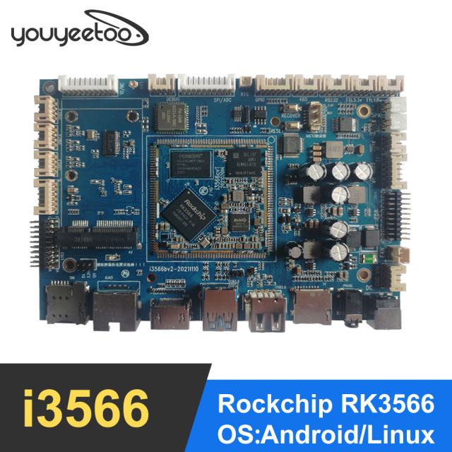 Smartfly I3566 development board Rockchip RK3566 16GB emmc quad-core 64-bit A55 (1.8GHz) NPU 0.8Tops support Android/Linux