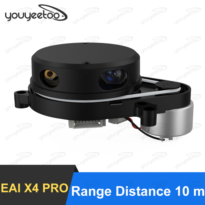 youyeetoo Lidar YDLIDAR X4 PRO Range Distance 10 m Navigation & Obstacle Avoidance 360° Scan Angle EAI X4PRO ROS Learning robot