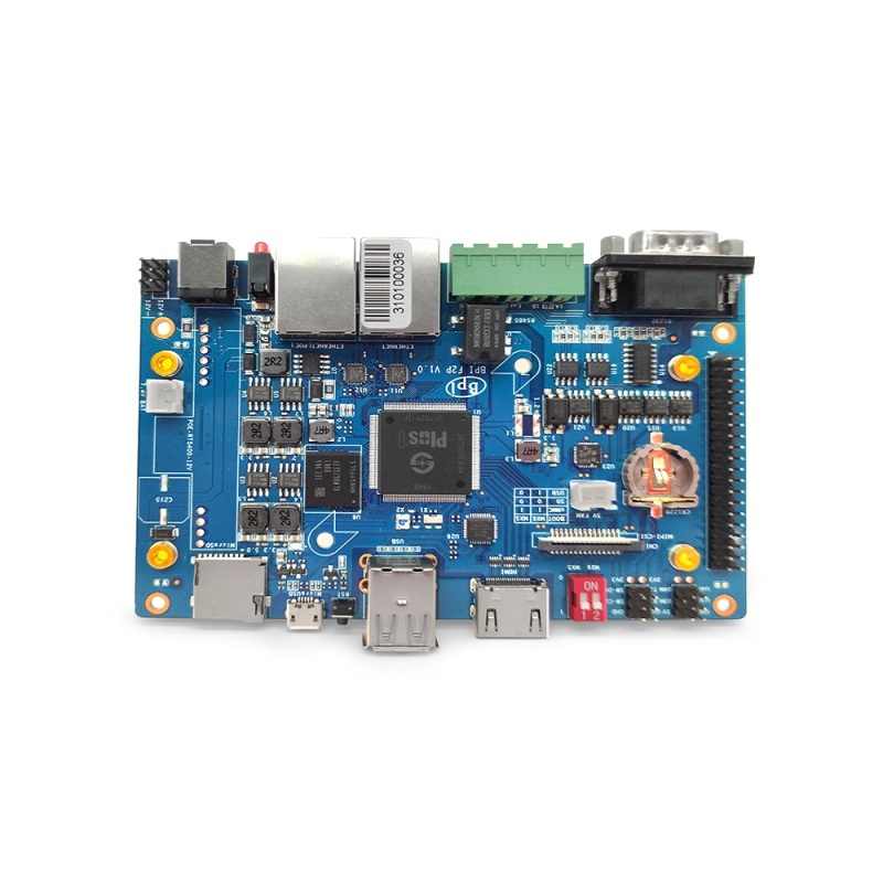 Banana Pi BPI F2P  Industrial Control Board 8GB eMMC Flash Sunplus SP7021 Quad-core Cortex-A7 Processor 512MB DDR3