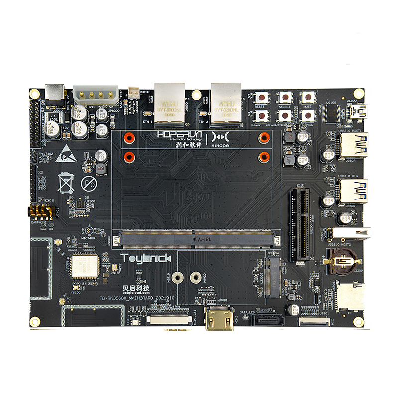 youyeetoo HH-SCDAYU200 Rockchip RK3568 OpenHarmony Development Kit  2GB LPDRR4 + 8GB eMMC Mali-G52 GPU Supports Android,Linux