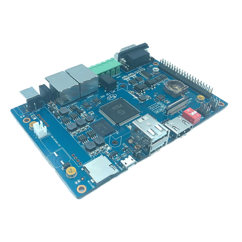 Banana Pi BPI F2P  Industrial Control Board 8GB eMMC Flash Sunplus SP7021 Quad-core Cortex-A7 Processor 512MB DDR3