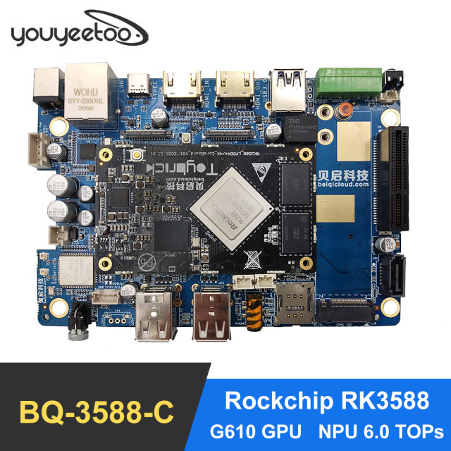 BQ-3588-C Development Board Rockchip RK3588 NPU 6.0 TOPs ARM Mail-G610 GPU Ultra