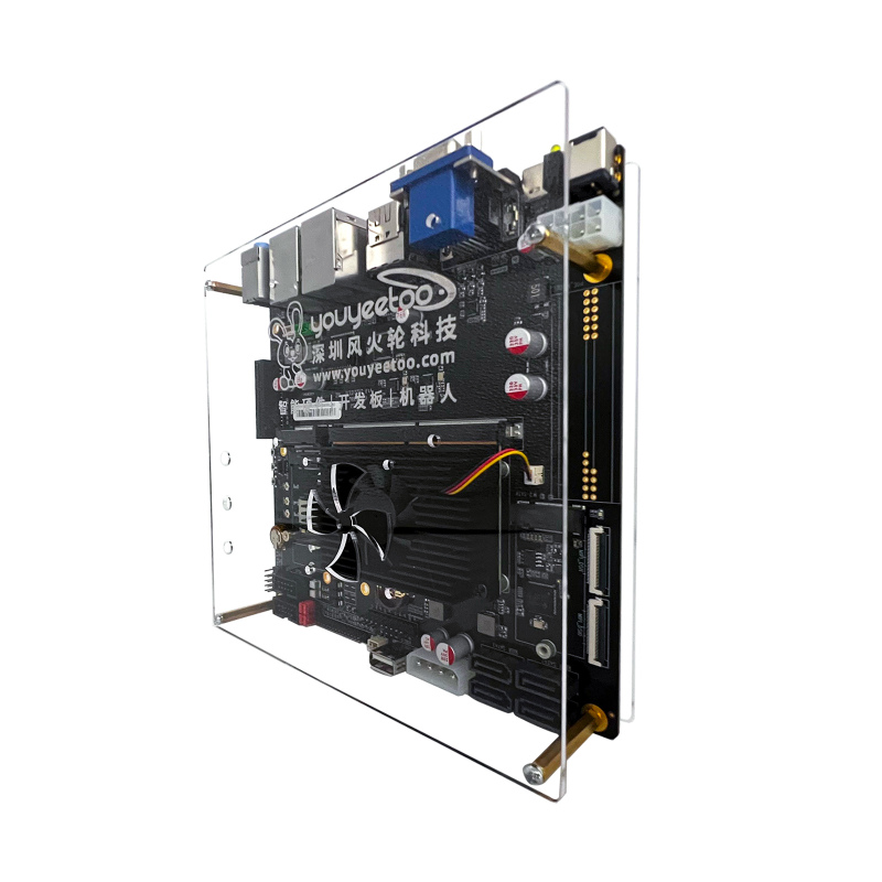 Smartfly Acrylic Case for ITX-3588j Rockchip RK3588 8K AI MainBoard