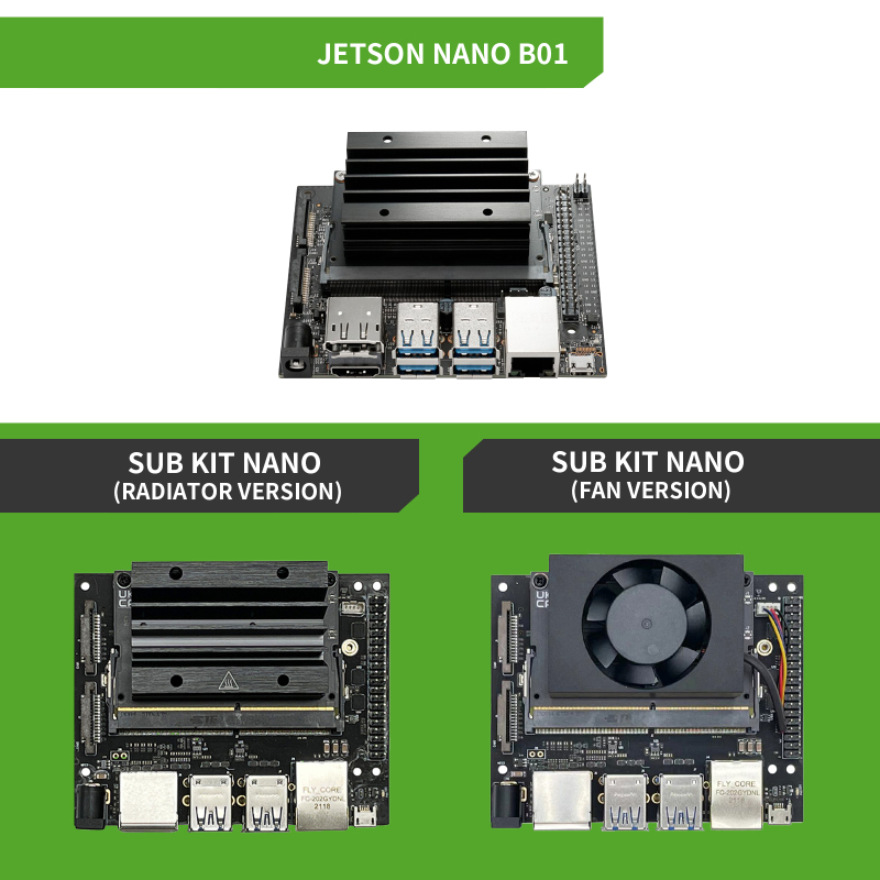 Subkit Nano Kit New NVIDIA Jetson Nano B01 Develop Kit  version linux Demo Board Deep Learning AI Development Board Platform
