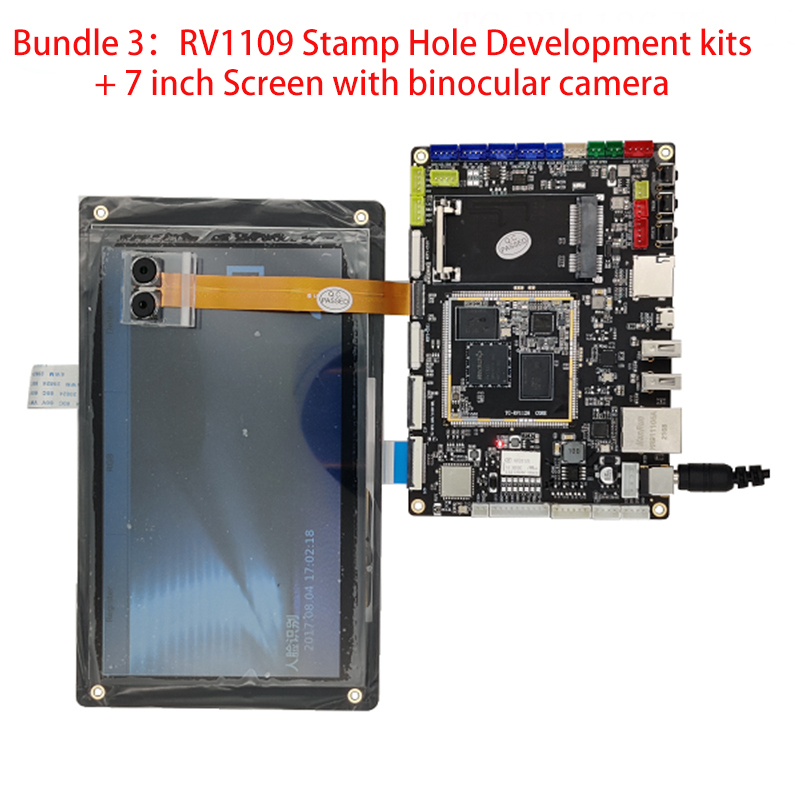 Thinkcore TC Rockchip RV1126/ RV1109 Stamp Hole Development kits Quad-core ARM Cortex-A732-bit 2.0 Tops NPU Supports Linux