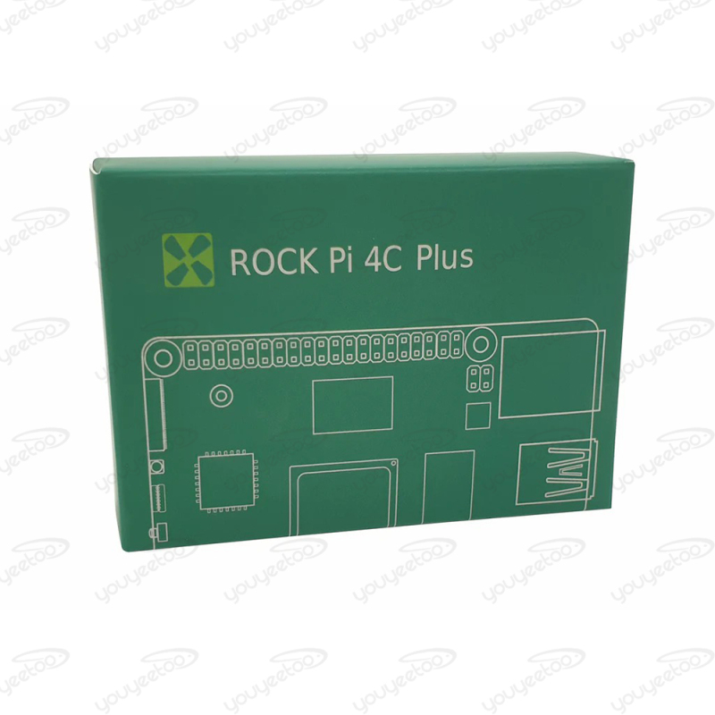 Youyeetoo ROCK Pi 4C Plus 4GB SBC Rockchip RK3399 -T Single Board Computer support Android 11/Ubuntu Server 20.04/Debian System