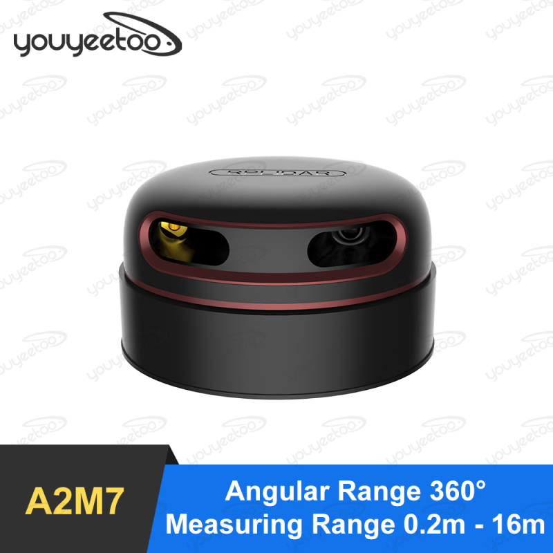 Slamtec RPLIDAR A2M7 UART Serial 0.2-16 meters Scanning Radius LIDAR Sensor Scanner for Consumer robot Multi-point touch