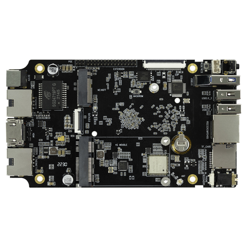 Youyeetoo ROC-RK3568-PC SE Quad-core 64-bit Cortex-A55 1Tops@INT8 RKNN NPU DevelopBoard 2GB/4GB/8GB LPDDR4 Support Android11. 0