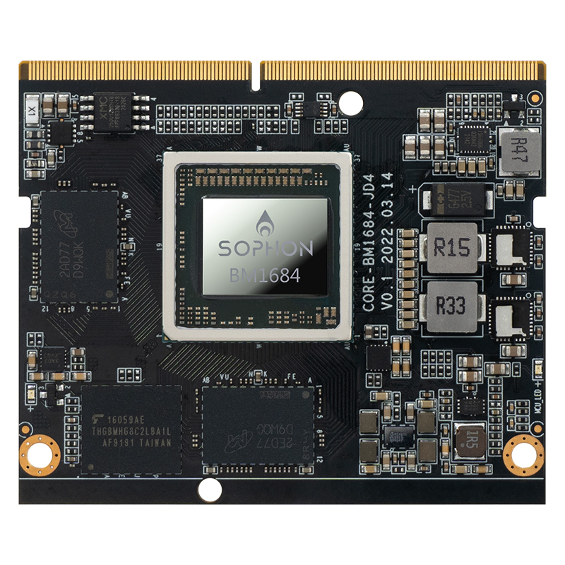 Youyeetoo Core-1684JD4 AI Core board SOPHON BM1684 Octa-core A53 Large Memory and High Computing Power 6GB/12GB LPDDR4/LPDDR4X