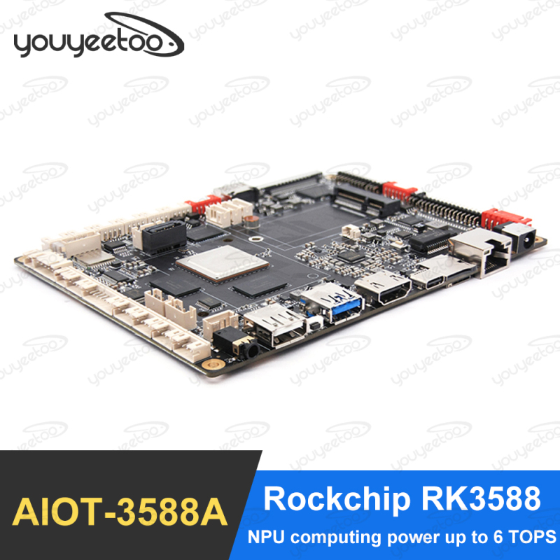 Youyeetoo AIOT-3588A Rockchip RK3588 Intelligent Self-service Terminal Motherboard 6 Tops NPU 4GB RAM Equipped with Android 12.0