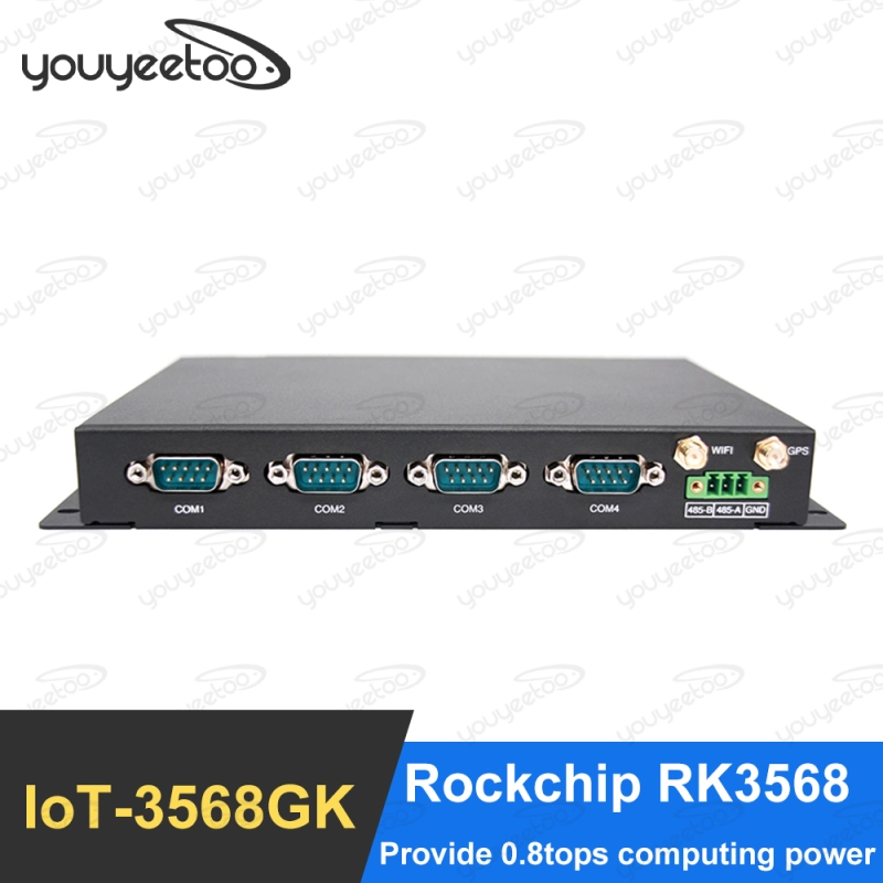 Youyeetoo AIoTBOX-3568GK Rockchip RK3568 Industrial Control Box NPU up to 0.8T Industrial Control Computer Support Android 11